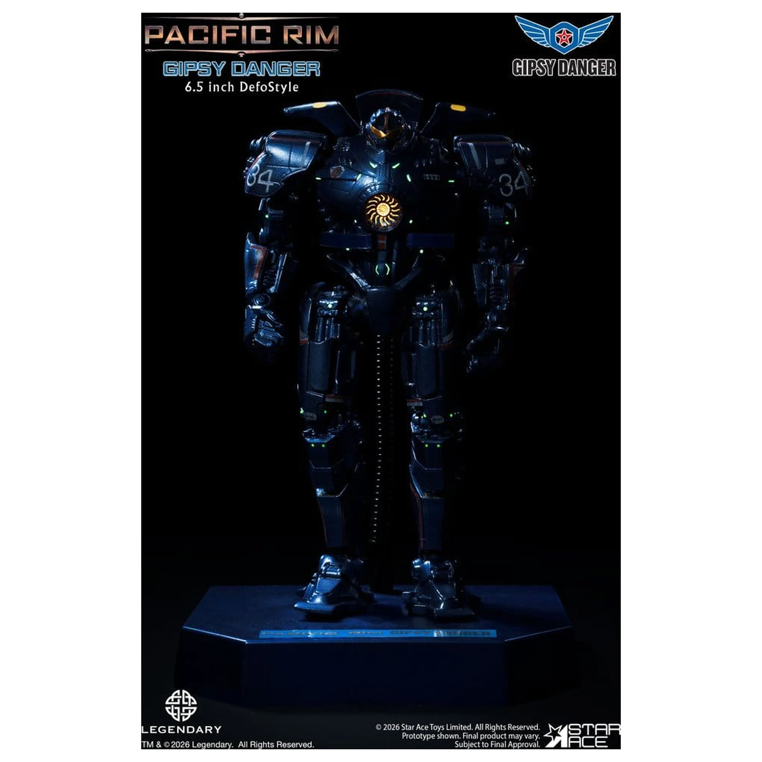 Pacific Rim DefoStyle figura Gipsy Danger NX 17 cm fotografija proizvoda