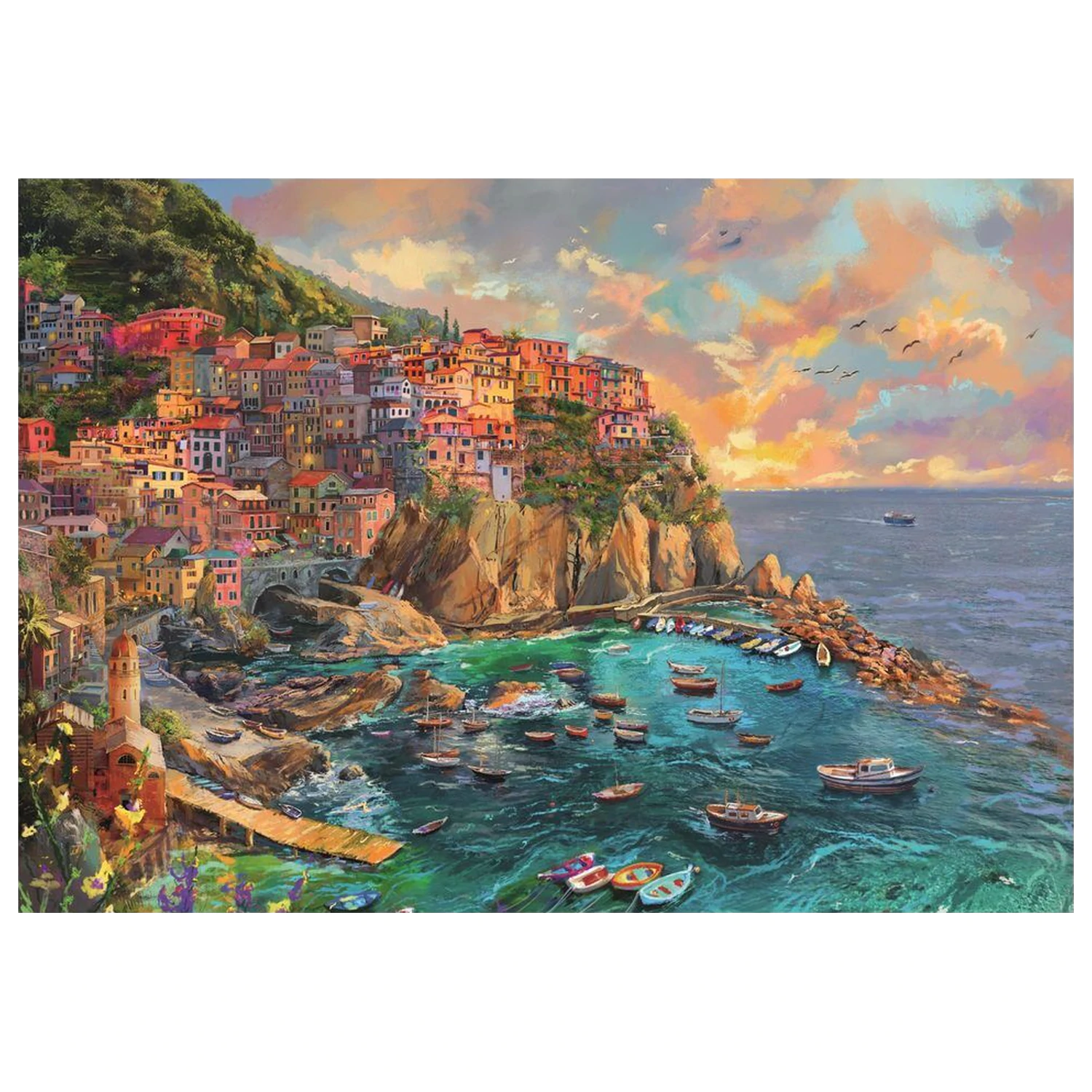 Painted Manarola slagalica 2000 komada fotografija proizvoda