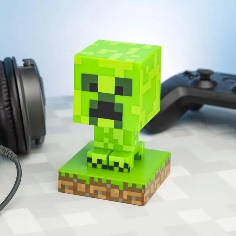 Minecraft svjetlo s ikonom Creeper (V2) fotografija proizvoda