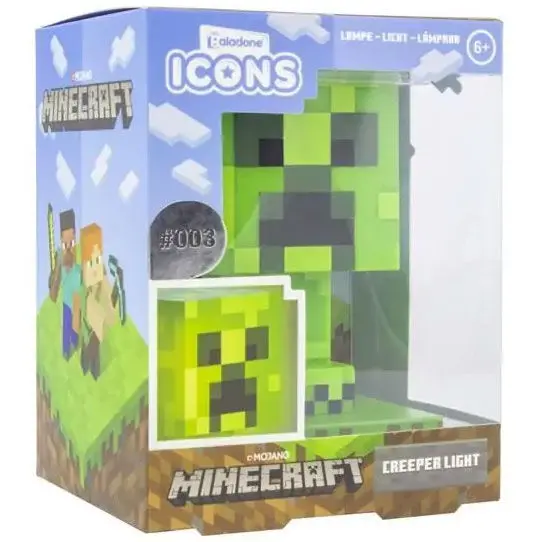 Minecraft svjetlo s ikonom Creeper (V2) fotografija proizvoda