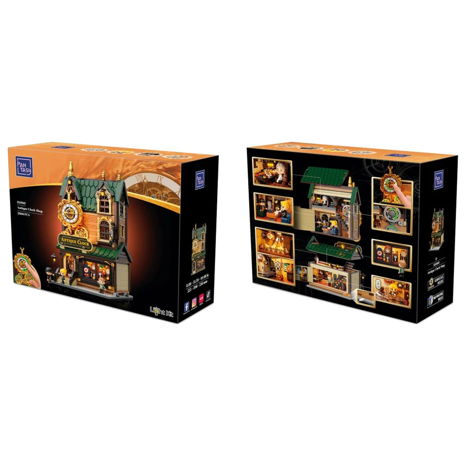 PANTASY Antique Clock Shop Kocke za slaganje 2768 komada fotografija proizvoda