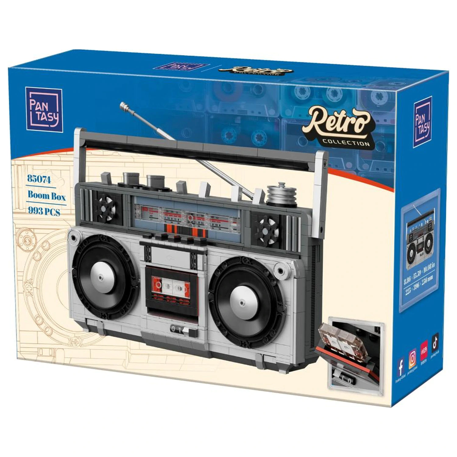 PANTASY Boombox Kocke za slaganje 993 komada fotografija proizvoda