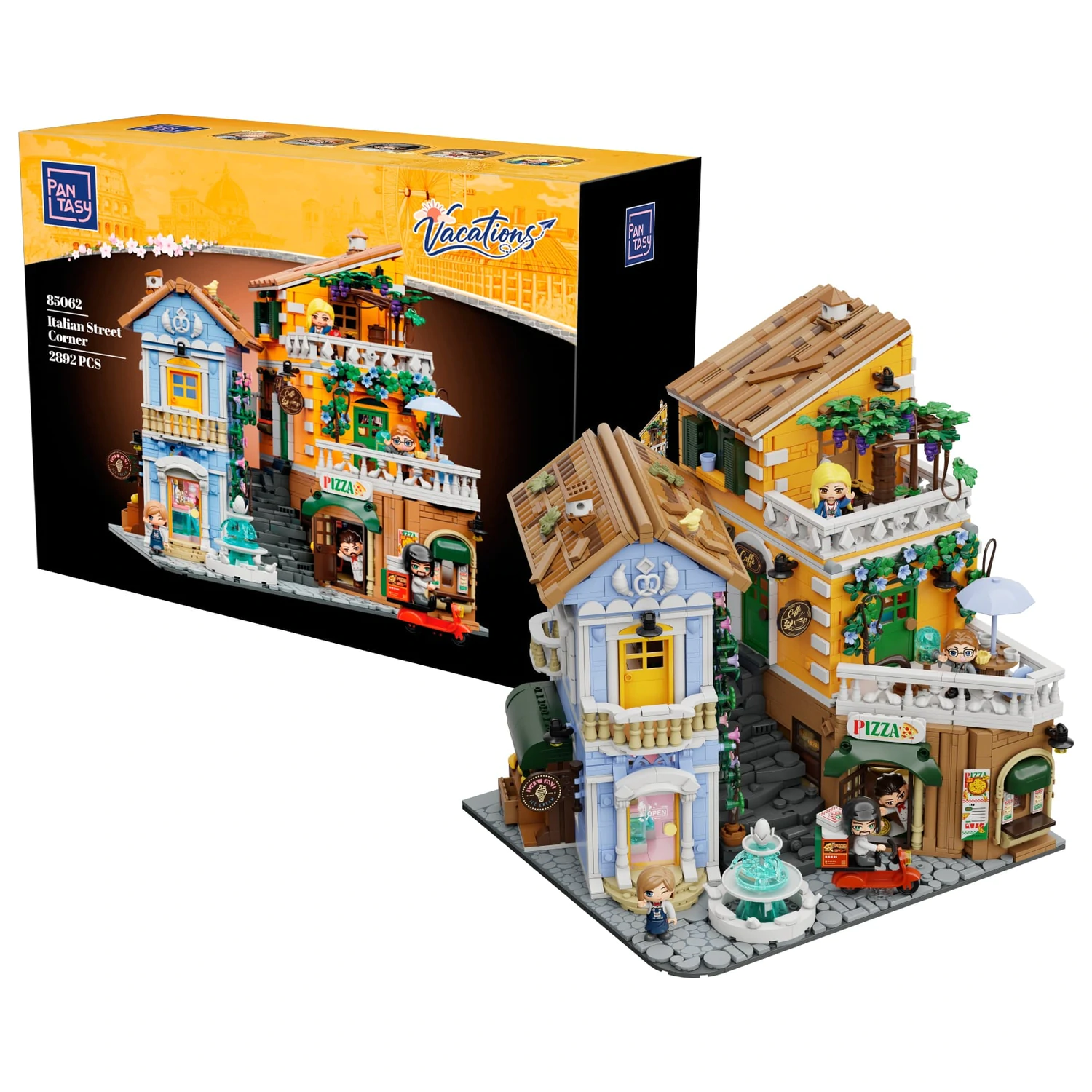 PANTASY Italian Street Corner Building Block 2892 komada fotografija proizvoda