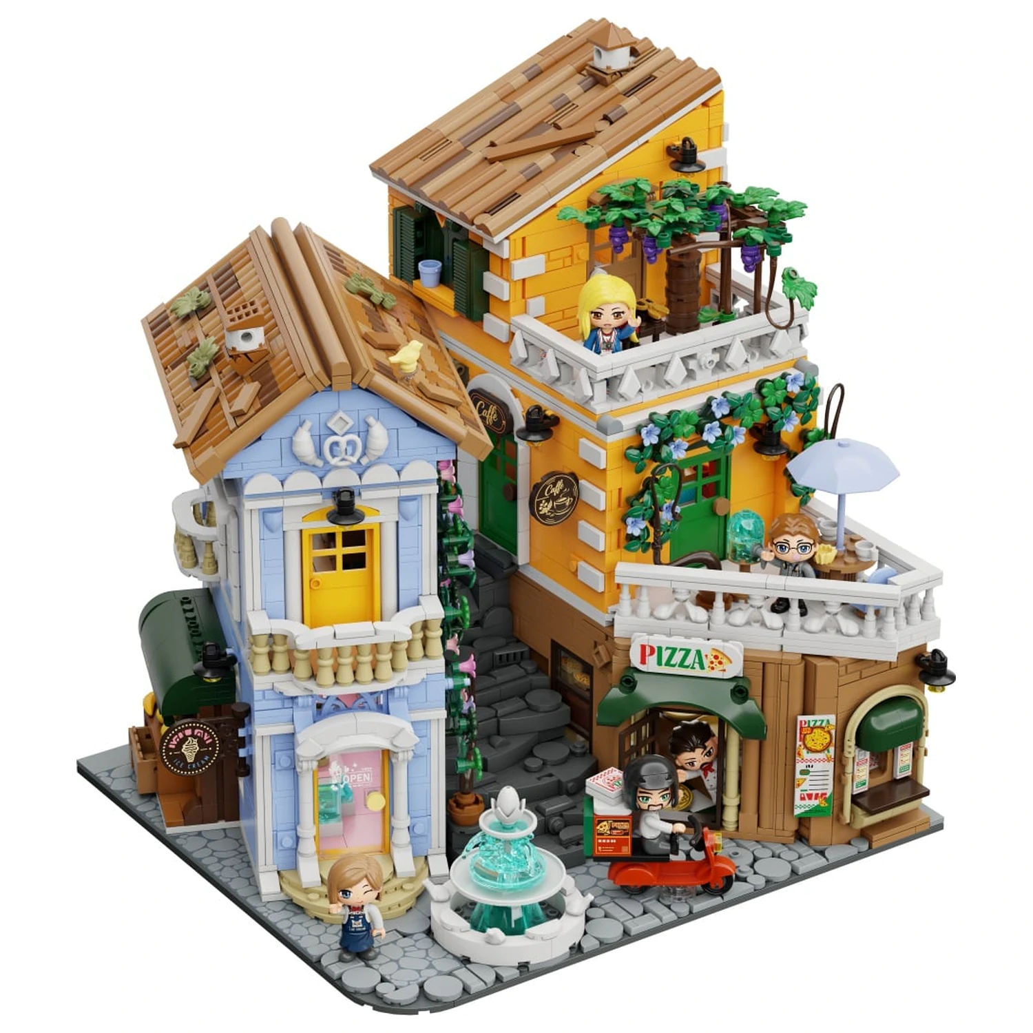 PANTASY Italian Street Corner Building Block 2892 komada fotografija proizvoda