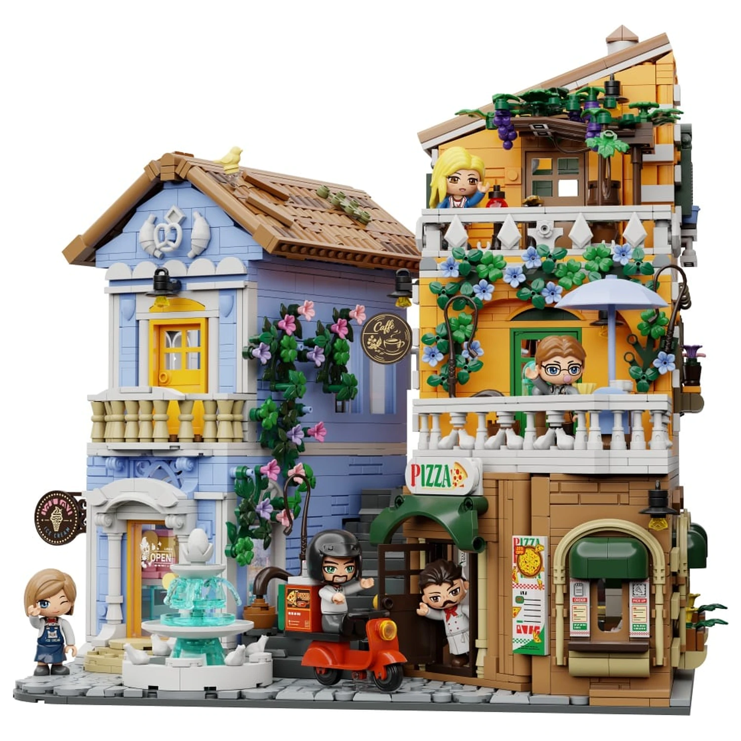 PANTASY Italian Street Corner Building Block 2892 komada fotografija proizvoda