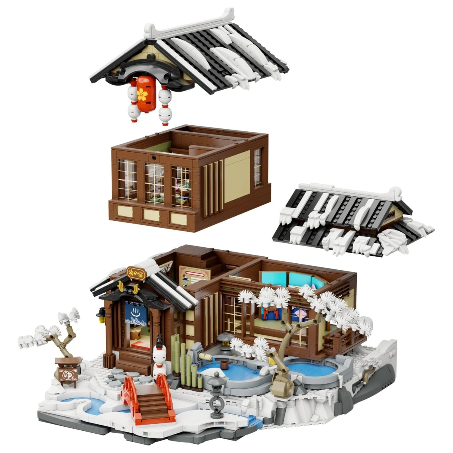 PANTASY Japanski Onsen Građevni blok 2847 komada fotografija proizvoda