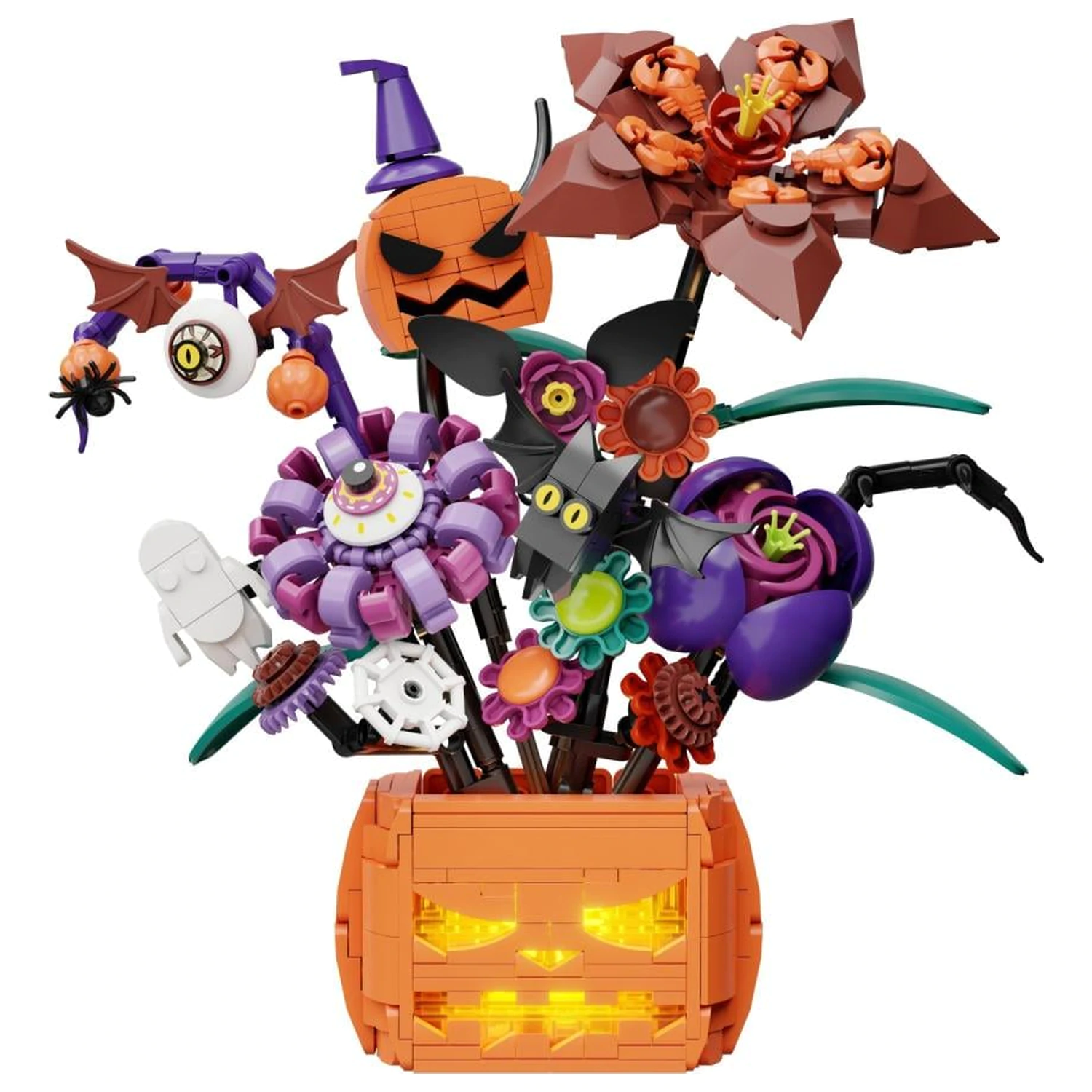 PANTASY Midnight Pumpkin Bouquet Kocke za slaganje 570 komada fotografija proizvoda