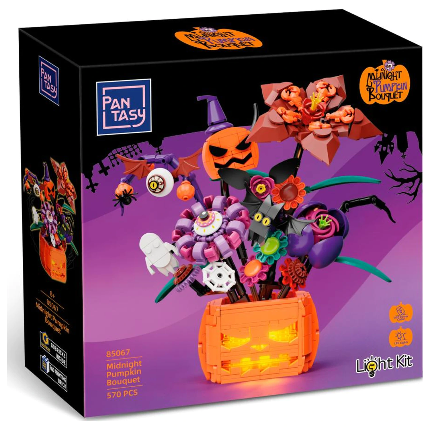 PANTASY Midnight Pumpkin Bouquet Kocke za slaganje 570 komada fotografija proizvoda
