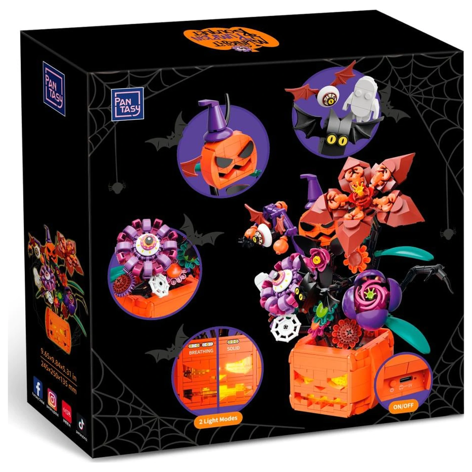 PANTASY Midnight Pumpkin Bouquet Kocke za slaganje 570 komada fotografija proizvoda