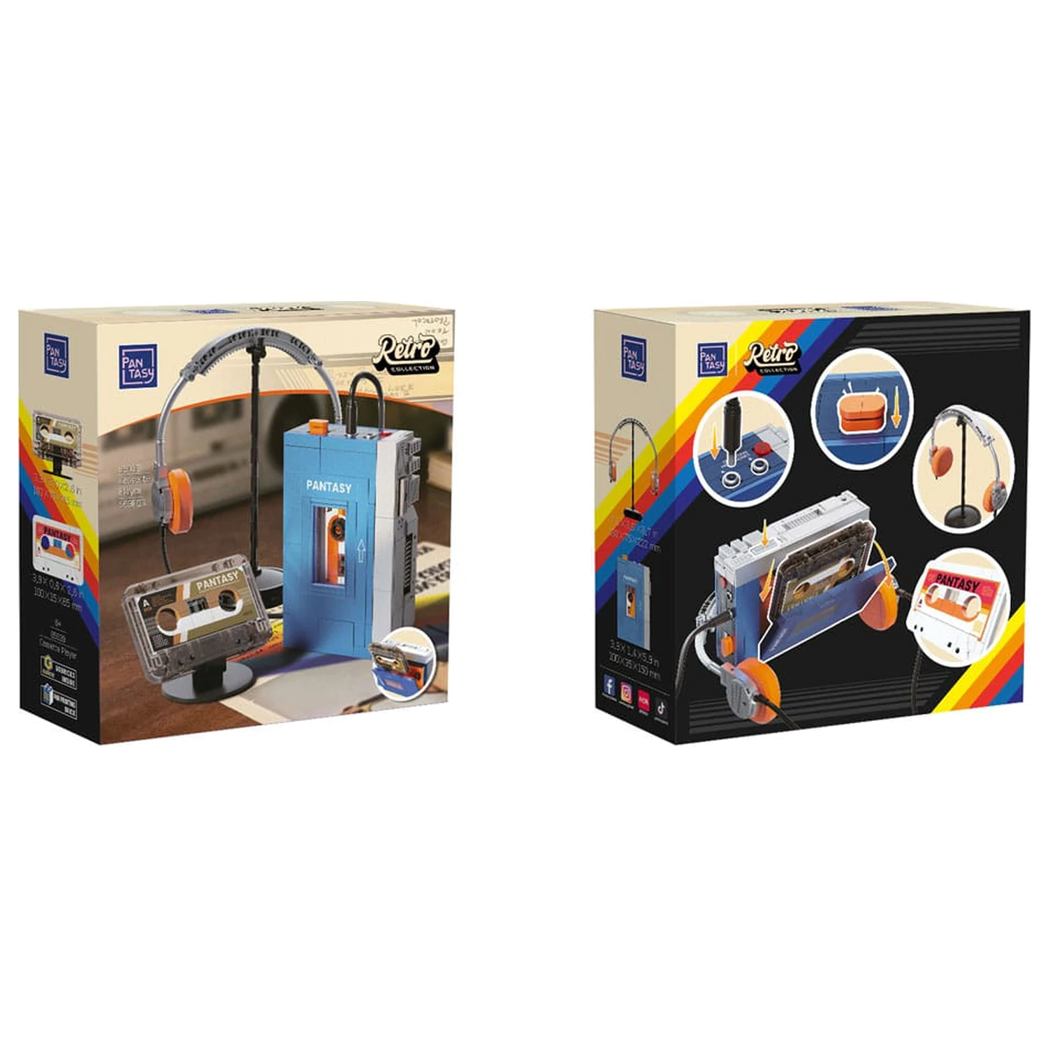 Pantasy Original Construction Set kazetofon fotografija proizvoda