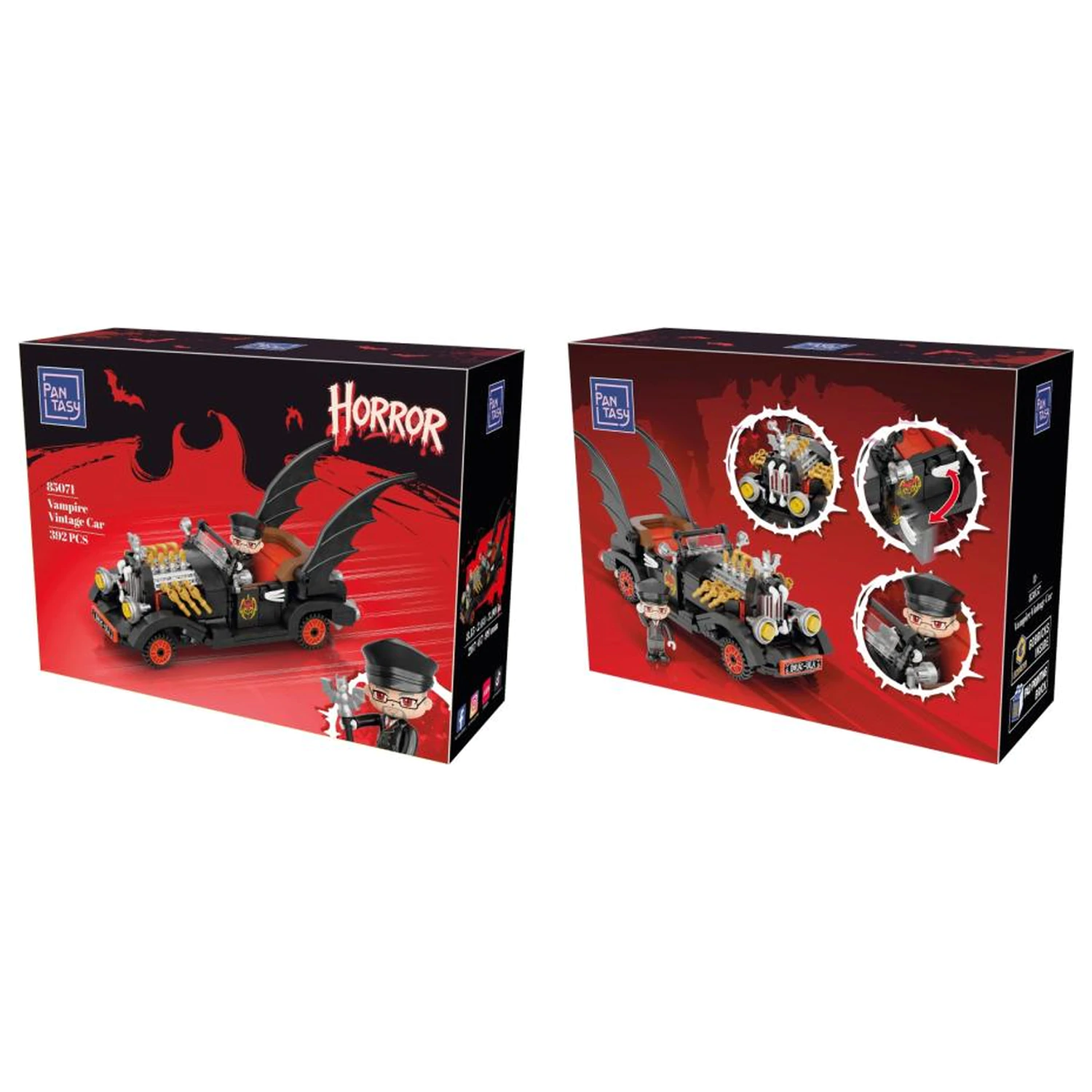 PANTASY Vampire Vintage Car građevinski set od 392 dijela fotografija proizvoda