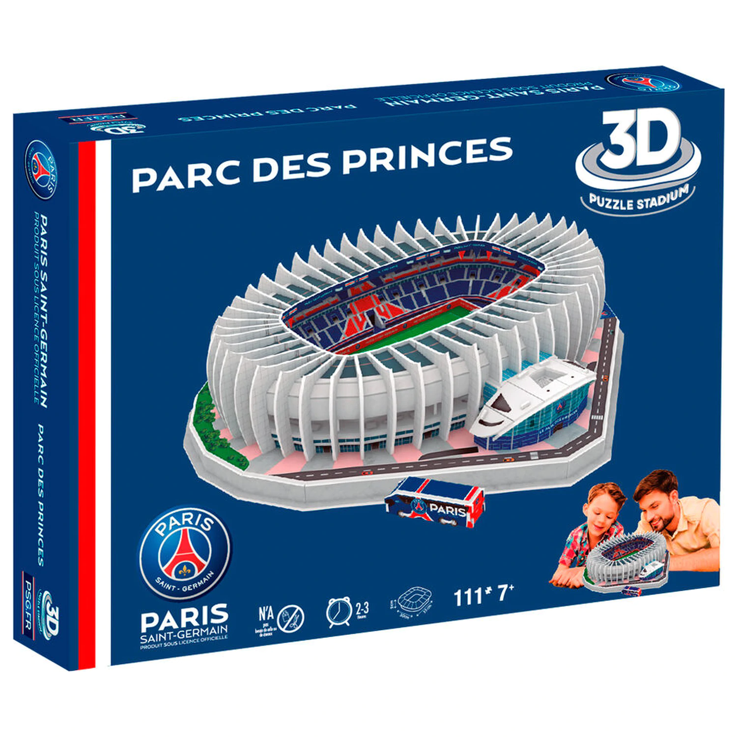 Paris Saint-Germain Princes Park Stadium 3D slagalica 111 komada fotografija proizvoda