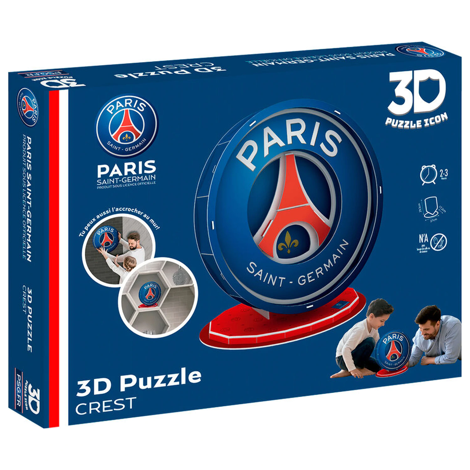 Paris Saint-Germain Štit 3D puzzle fotografija proizvoda