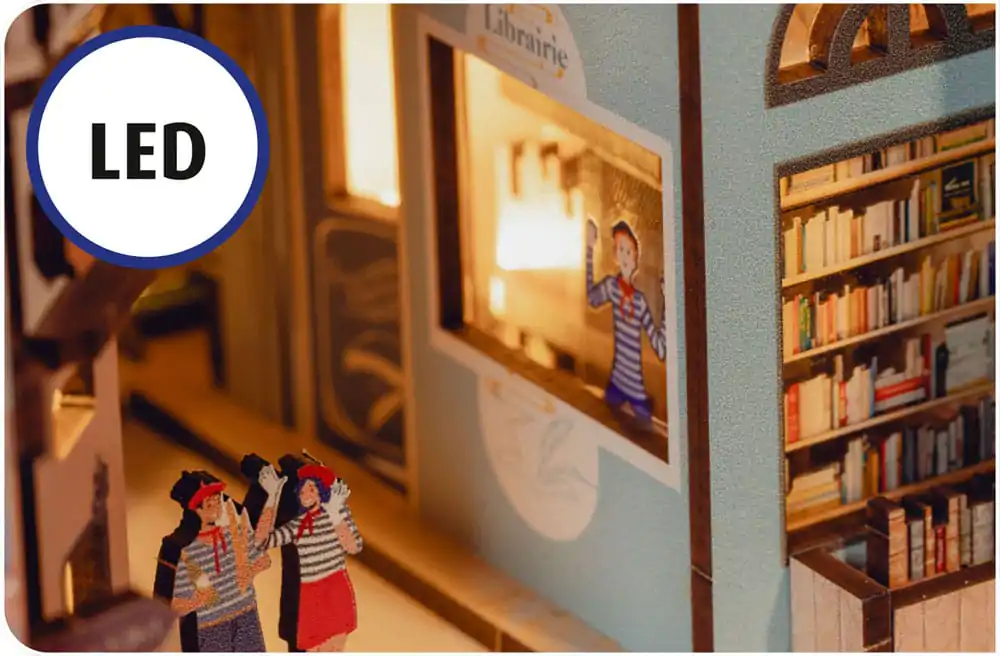 Paris Tiny Adventures Book Nook Mini diorama 23 cm fotografija proizvoda