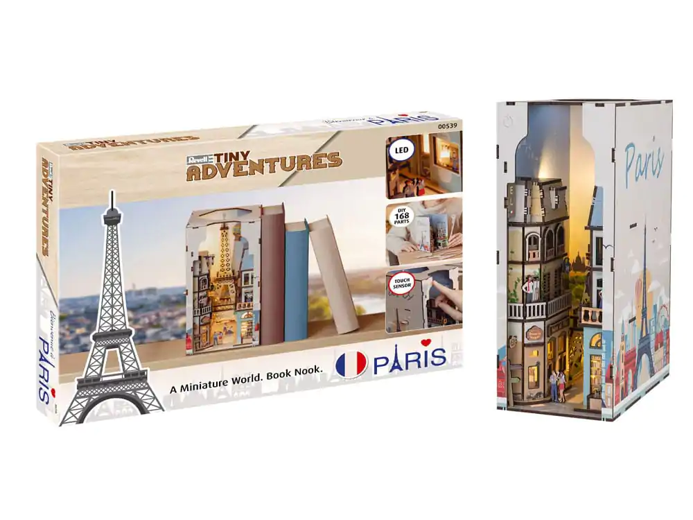 Paris Tiny Adventures Book Nook Mini diorama 23 cm fotografija proizvoda
