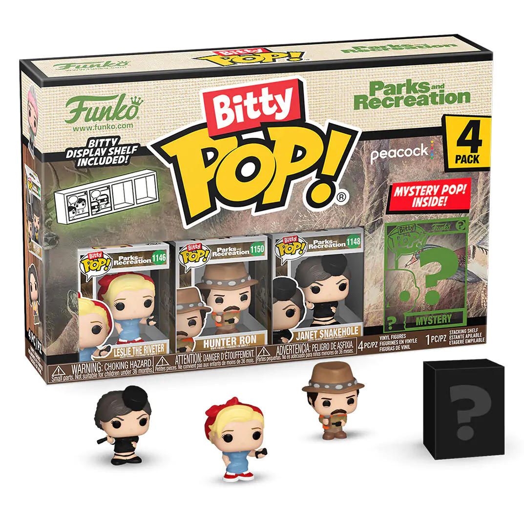 Blister pakiranje 4 figure Bitty Funko POP Park and Recreation Leslie fotografija proizvoda