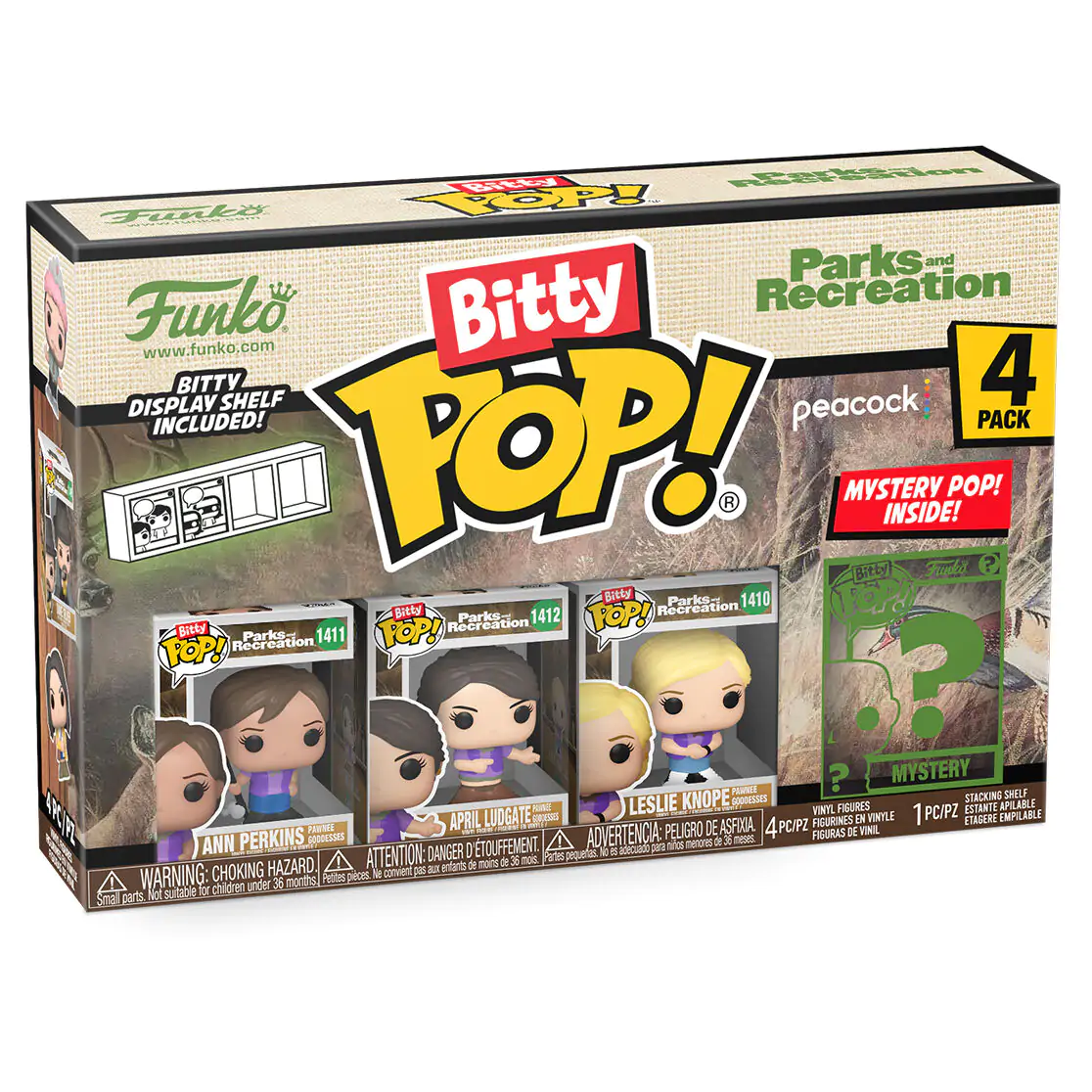 Blister 4 figure Bitty Funko POP Park and Recreation Goddess fotografija proizvoda