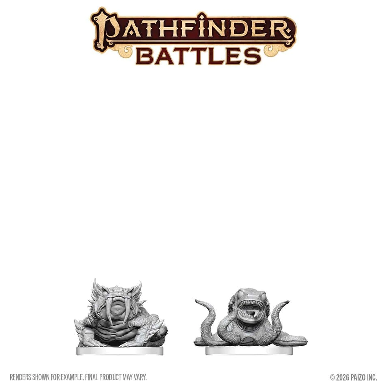 Pathfinder Battles Deep Cuts Neobojena minijatura Bogwid & Slurk 13 cm fotografija proizvoda