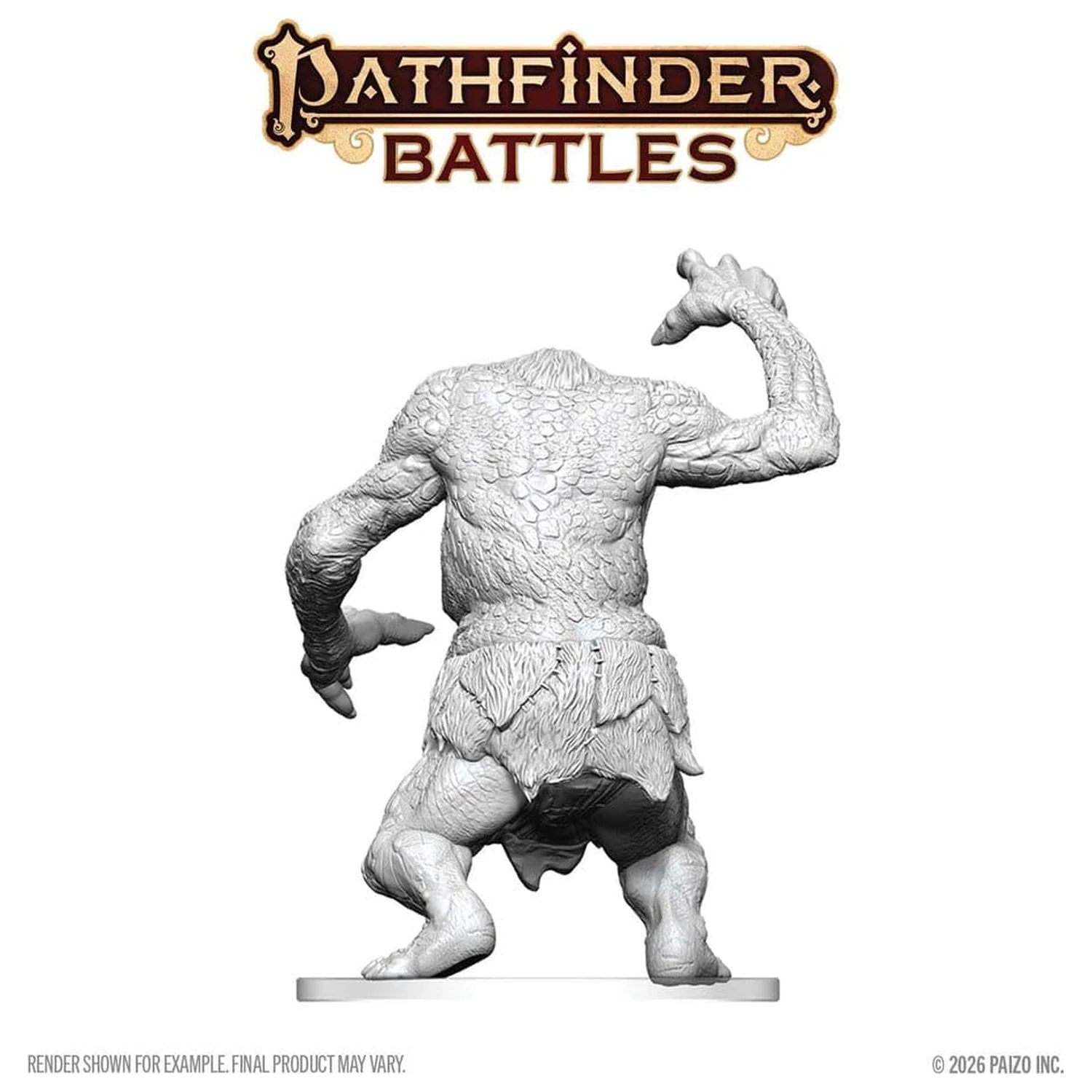Pathfinder Battles Deep Cuts neobojana minijatura Forest Trolla, 15 cm fotografija proizvoda