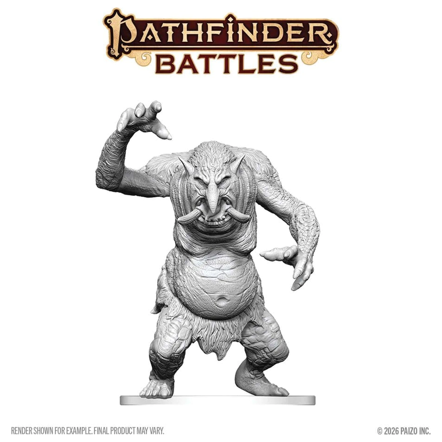 Pathfinder Battles Deep Cuts neobojana minijatura Forest Trolla, 15 cm fotografija proizvoda