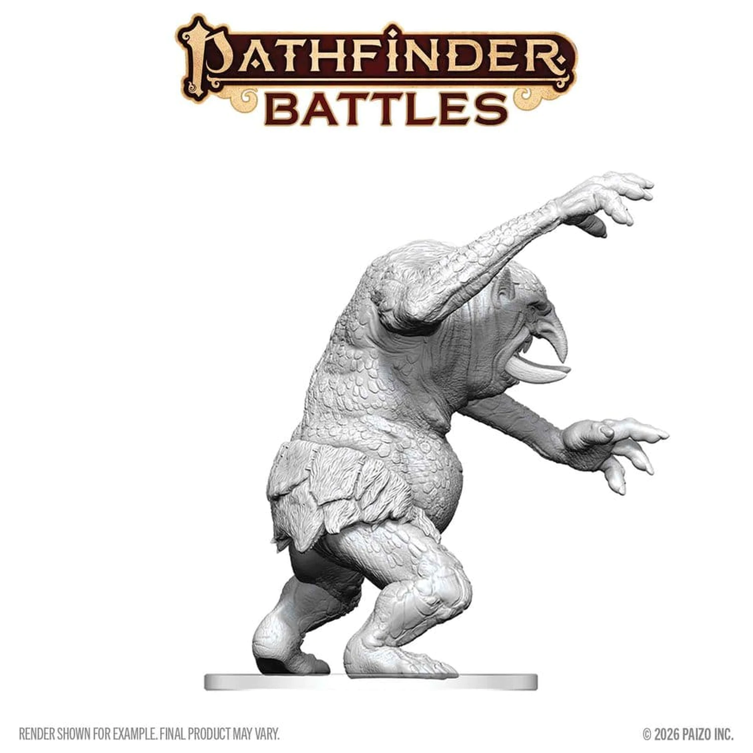 Pathfinder Battles Deep Cuts neobojana minijatura Forest Trolla, 15 cm fotografija proizvoda