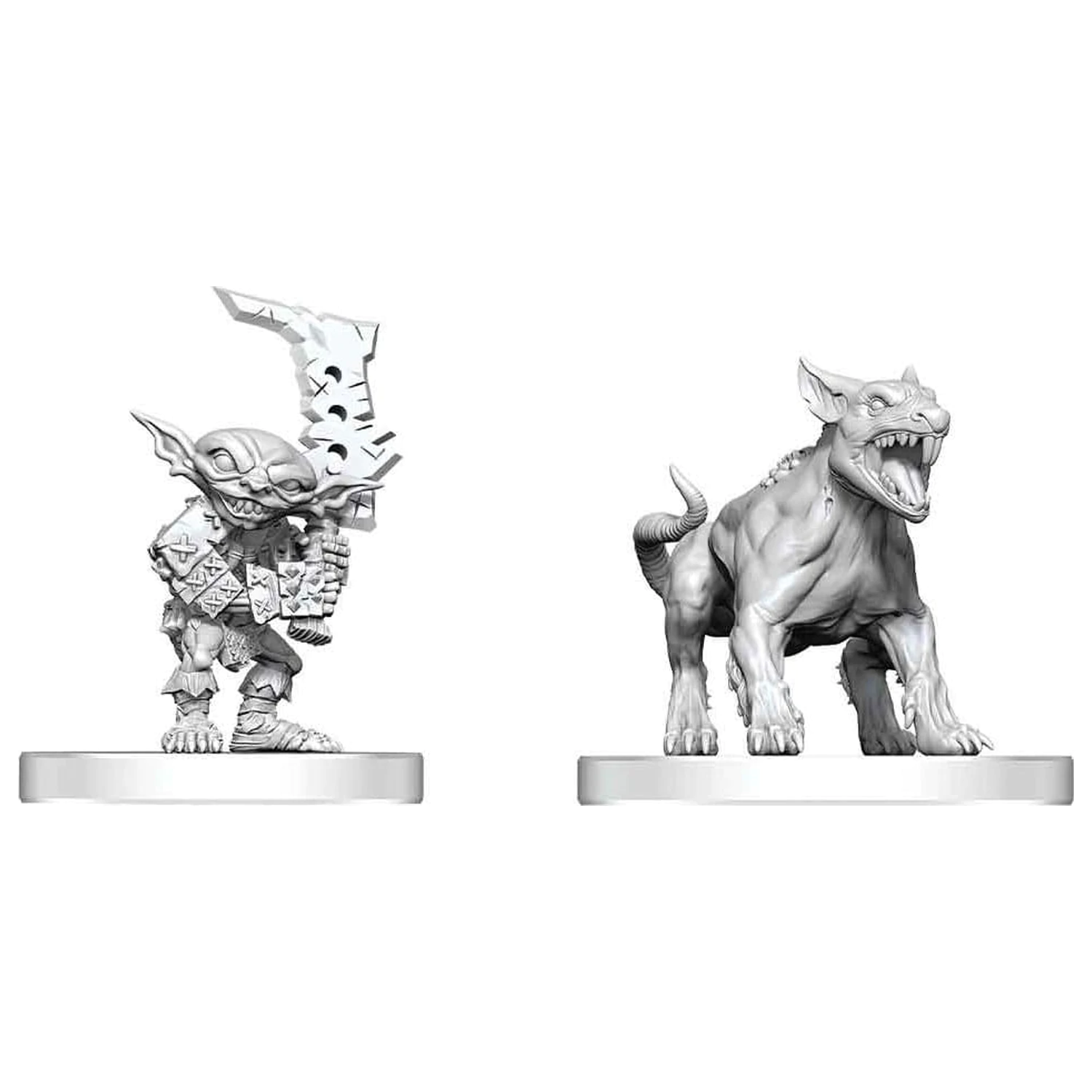 Pathfinder Battles Deep Cuts neobojena minijatura Goblin Commando & Goblin Dog 13 cm fotografija proizvoda