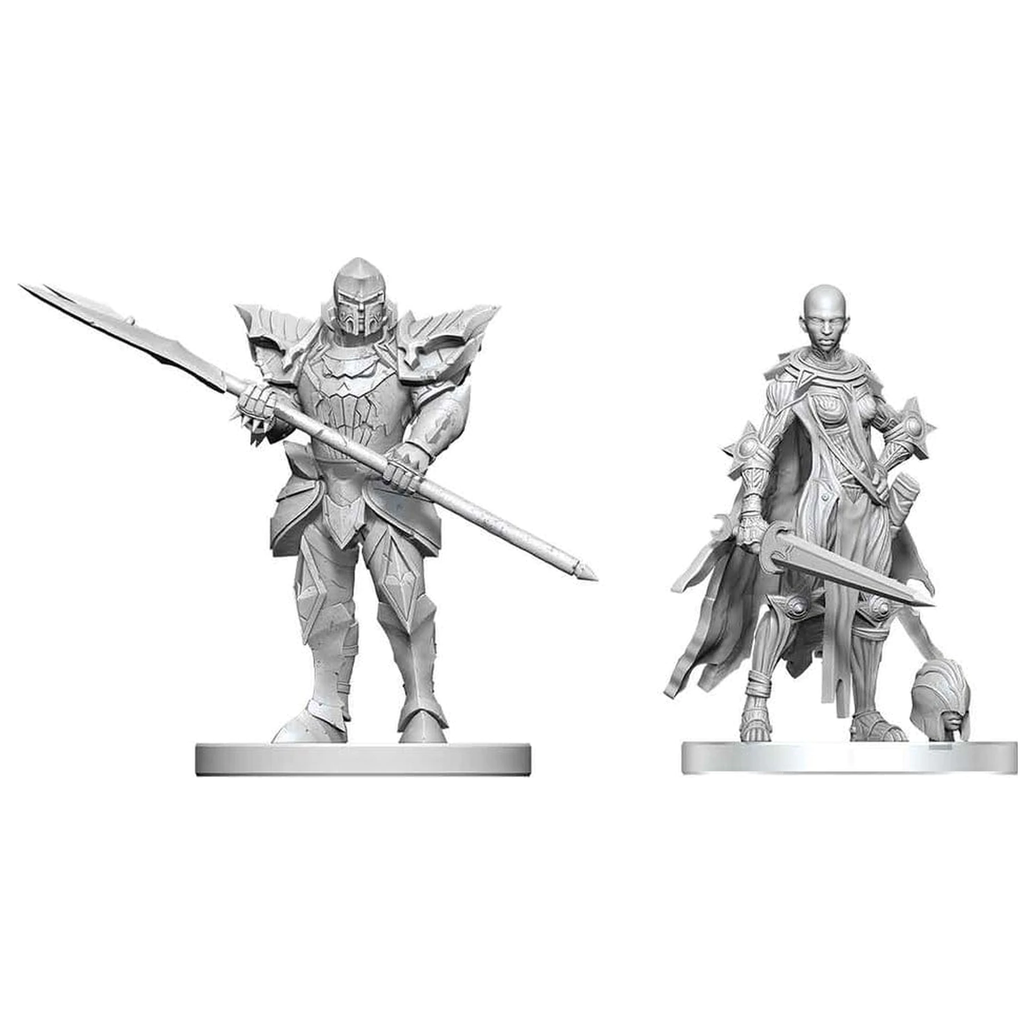 Pathfinder Battles Deep Cuts Unpainted Miniature Nail & Rack Hellknights 14 cm fotografija proizvoda