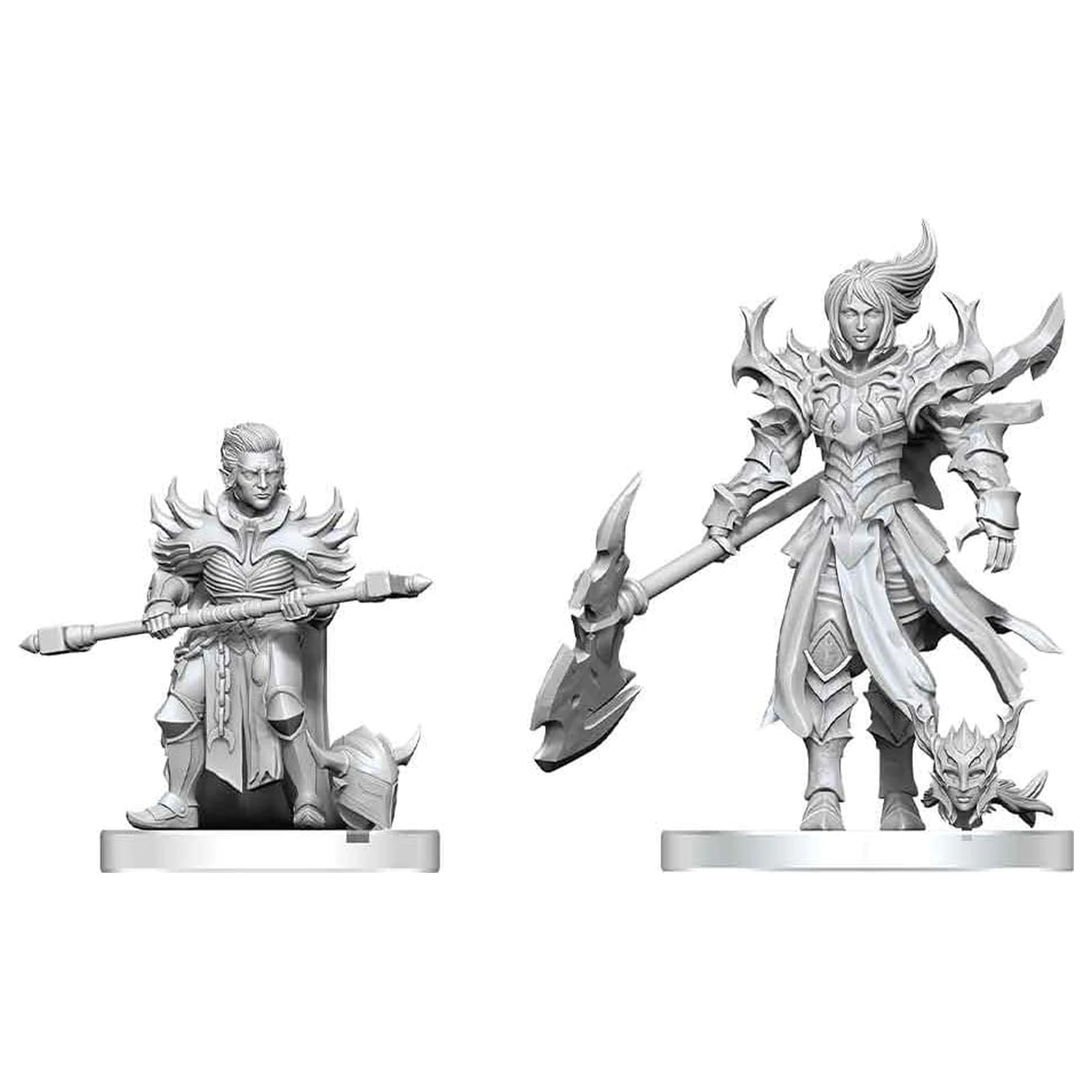 Pathfinder Battles Deep Cuts Neobojena minijatura Pyre & Godclaw Hellknights 14 cm fotografija proizvoda