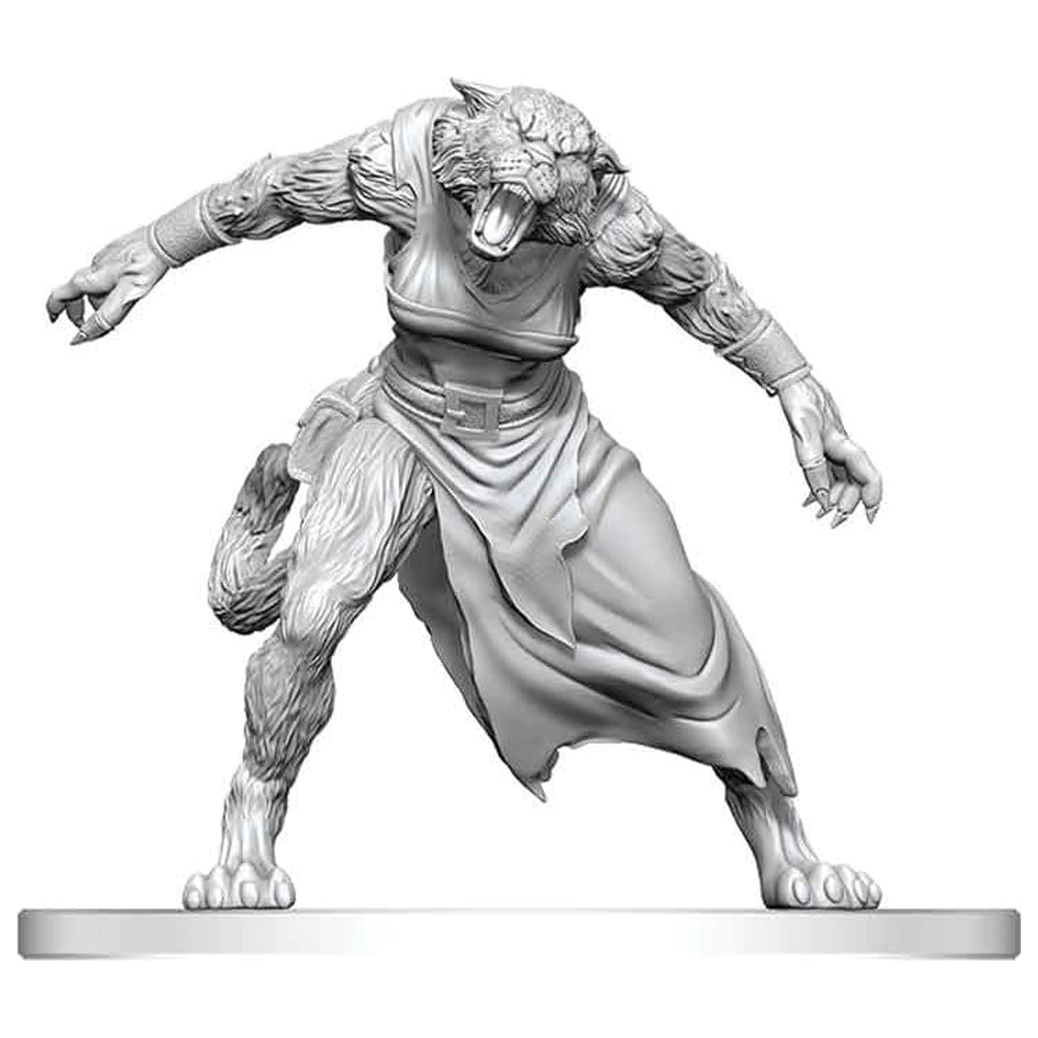 Pathfinder Battles Deep Cuts Neobojena minijaturna figura Weretiger 13 cm fotografija proizvoda