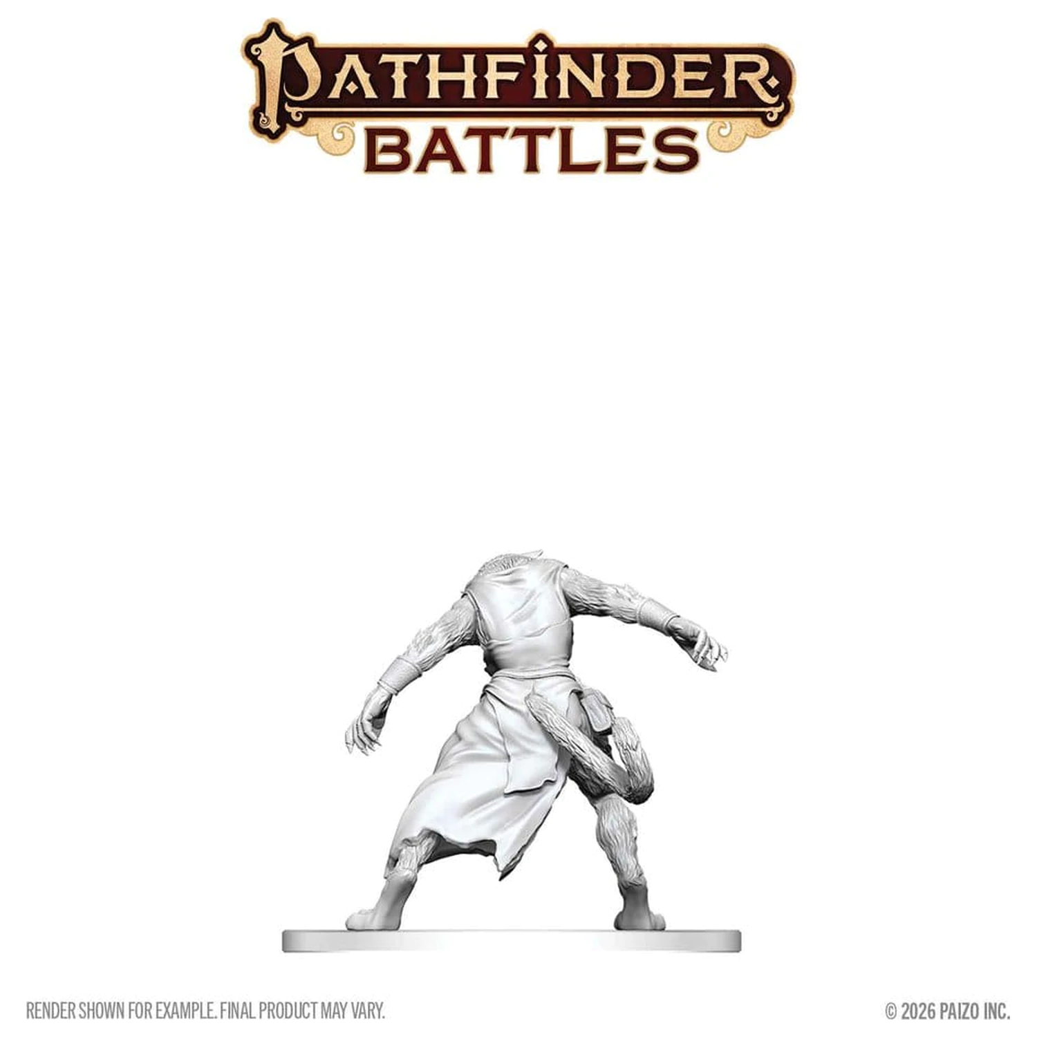 Pathfinder Battles Deep Cuts Neobojena minijaturna figura Weretiger 13 cm fotografija proizvoda