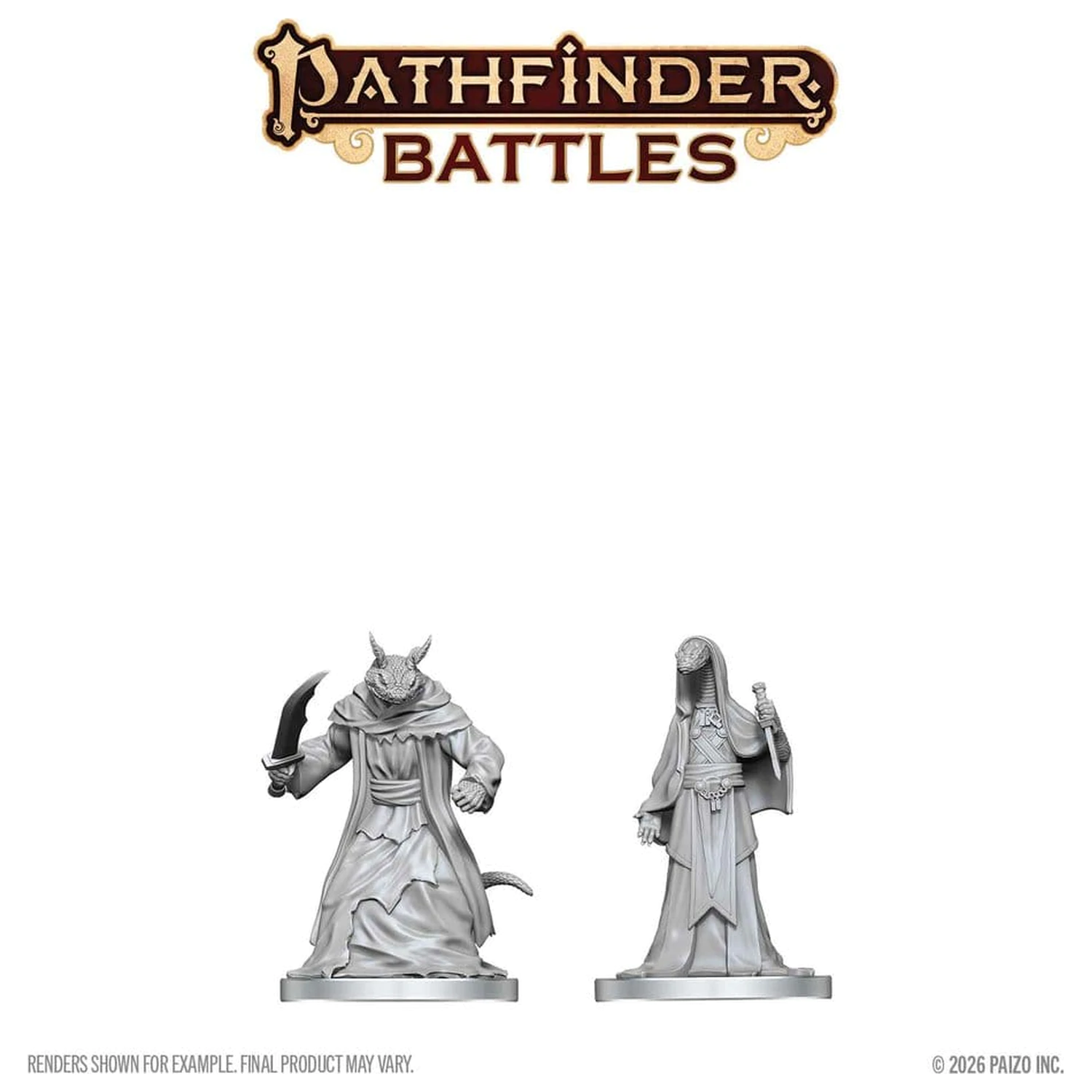 Pathfinder Battles Deep Cuts Neobojena minijatura Zyss & Aapoph Serpentfolk 13 cm fotografija proizvoda