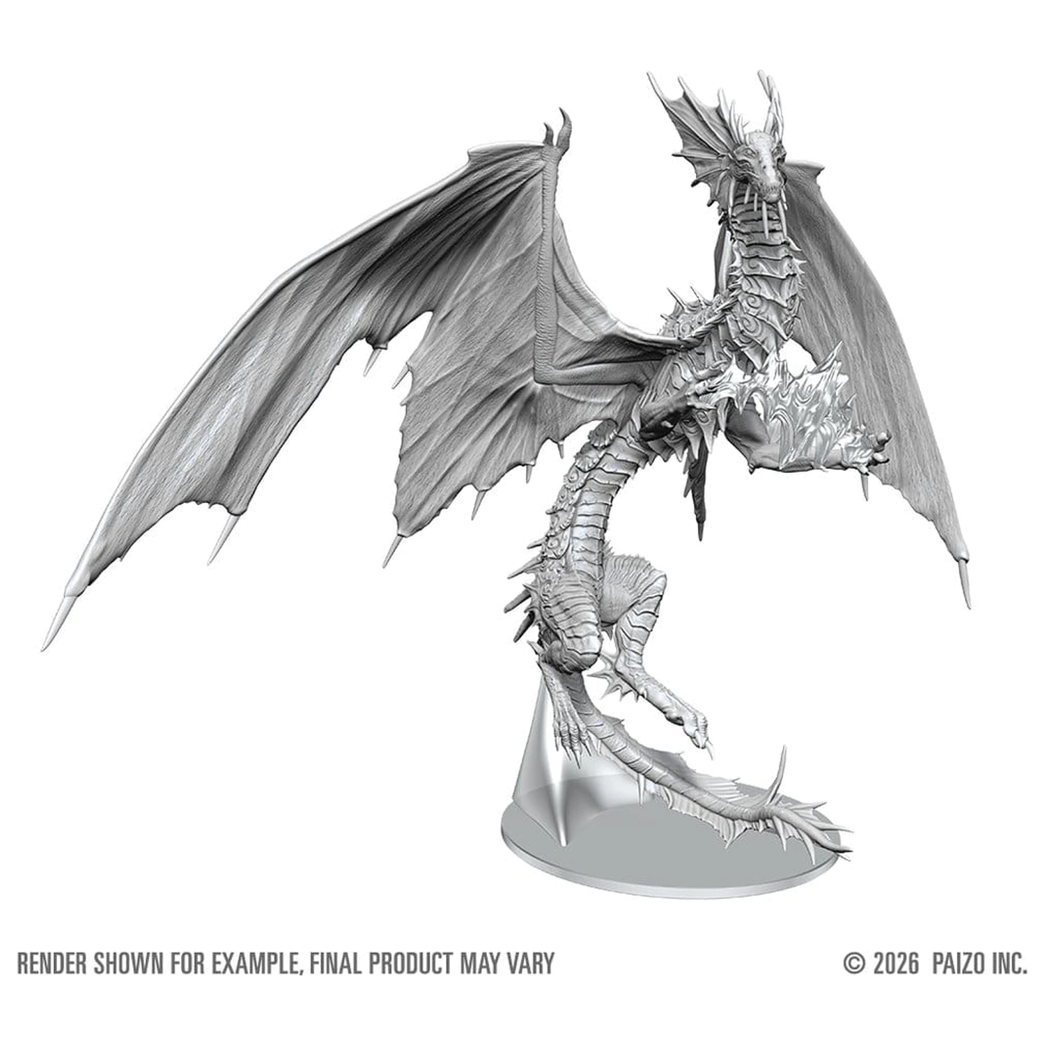 Pathfinder Deep Cuts Unpainted Boxed Miniature Adult Mirage Dragon 23 cm fotografija proizvoda