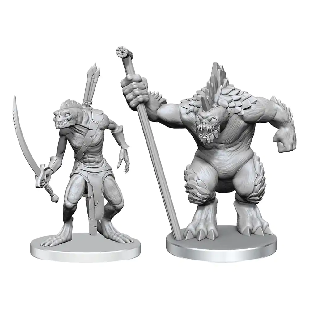Pathfinder Deep Cuts Neobojene Minijature Xulgath Skirmisher & Stoneliege fotografija proizvoda