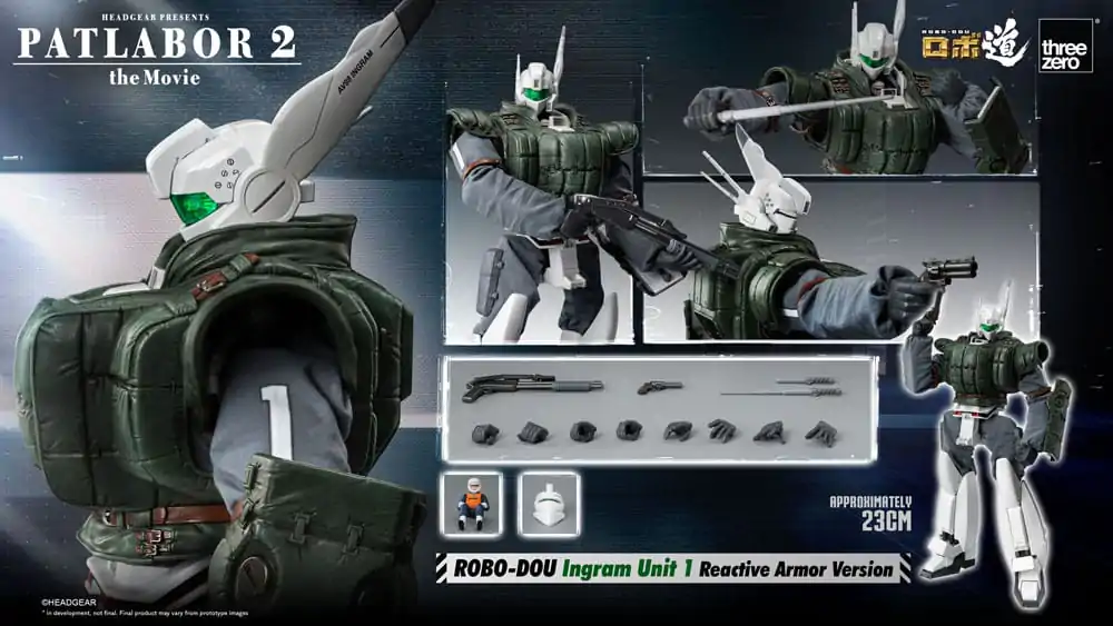 Patlabor 2: The Movie Robo-Dou akcijska figura Ingram Unit 1 Reactive Armor verzija 23 cm fotografija proizvoda