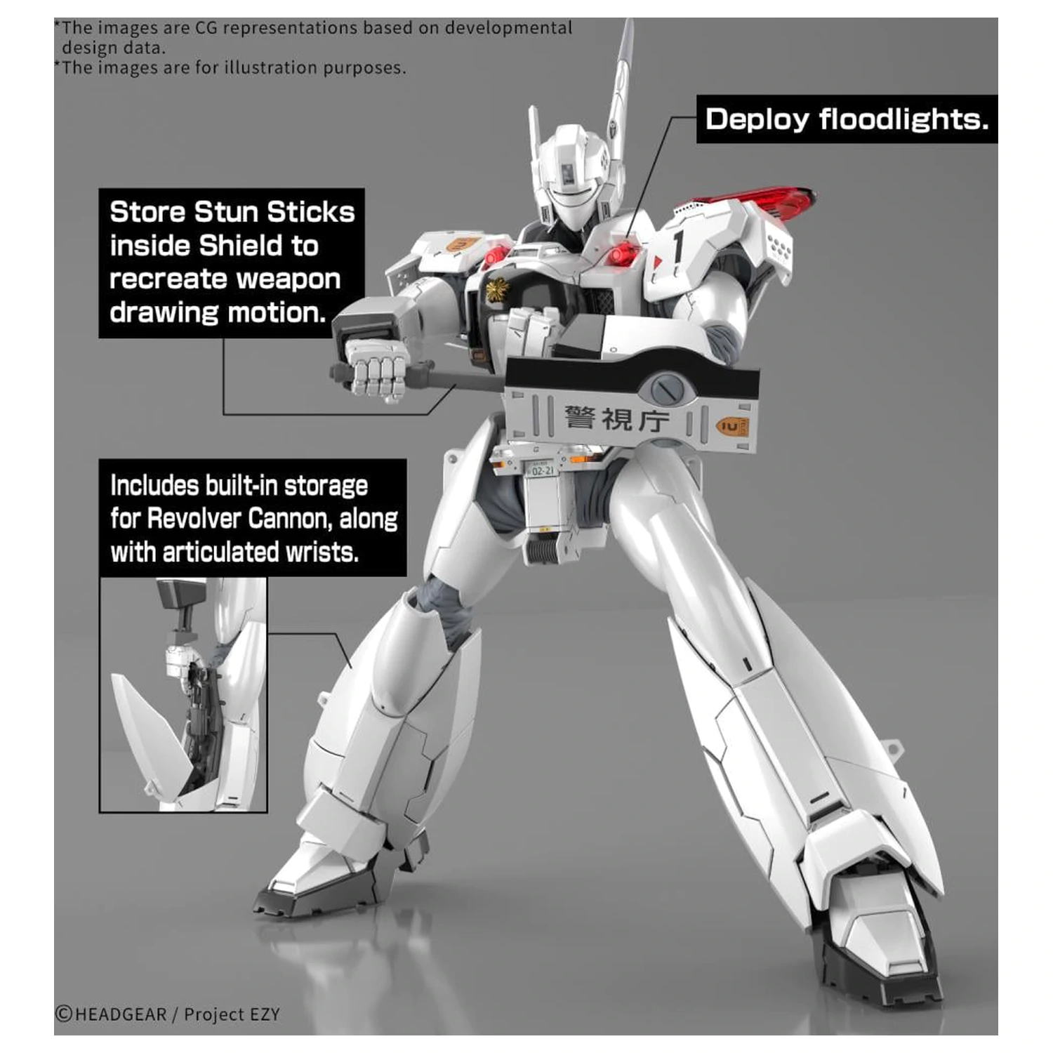 Patlabor RG 1/48 AV-98Plus Ingram (Ingram Plus) Plastični model za sastavljanje fotografija proizvoda