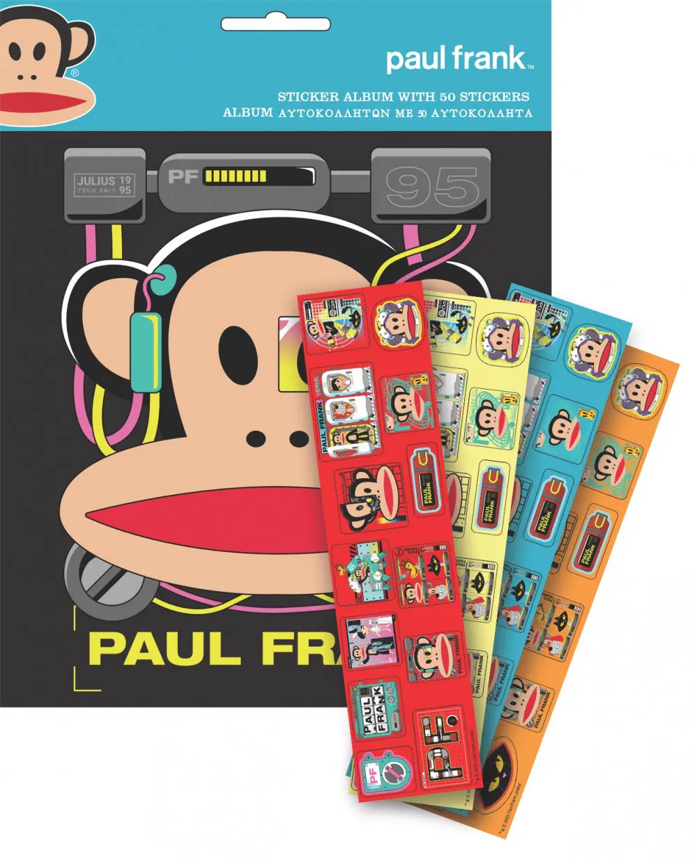 Paul Frank album za sličice s 50 sličica fotografija proizvoda