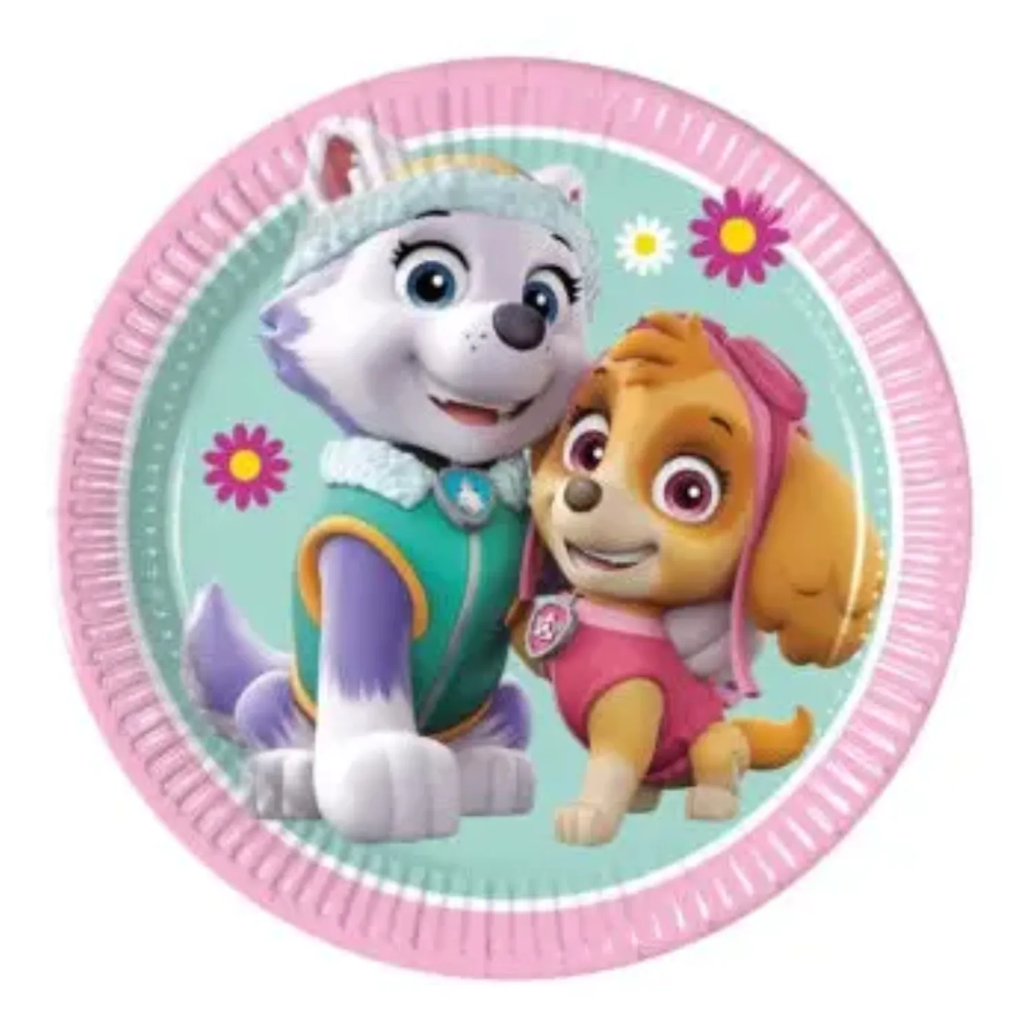 Paw Patrol Skye i Everest papirnati tanjuri 8 komada 19.5 cm FSC fotografija proizvoda
