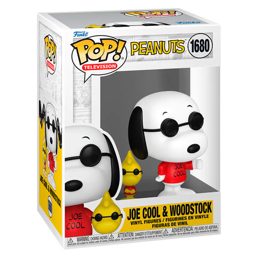 Peanuts Funko POP! & Buddy Vinil Figura Joe Cool w/Wdstk 9 cm fotografija proizvoda