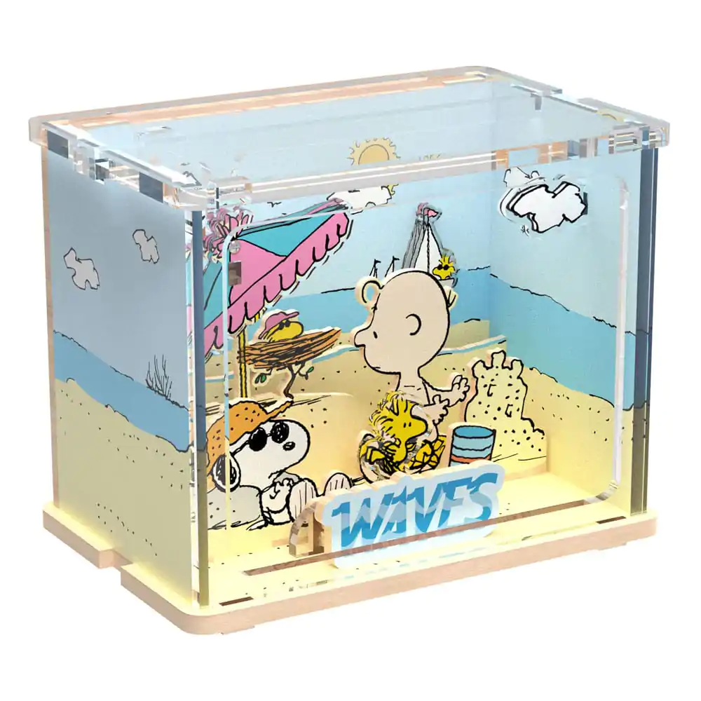 Peanuts Puremind Uradi sam Set za slaganje Mini Scena Chilling at the Beach fotografija proizvoda