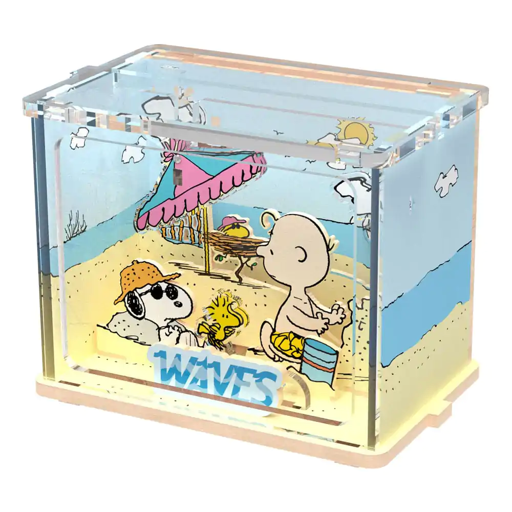 Peanuts Puremind Uradi sam Set za slaganje Mini Scena Chilling at the Beach fotografija proizvoda