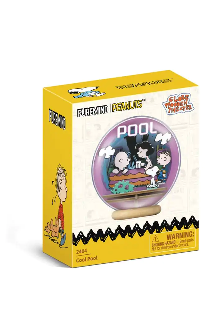 Peanuts Puremind komplet za slaganje drveni kazališni globus Cool Pool fotografija proizvoda