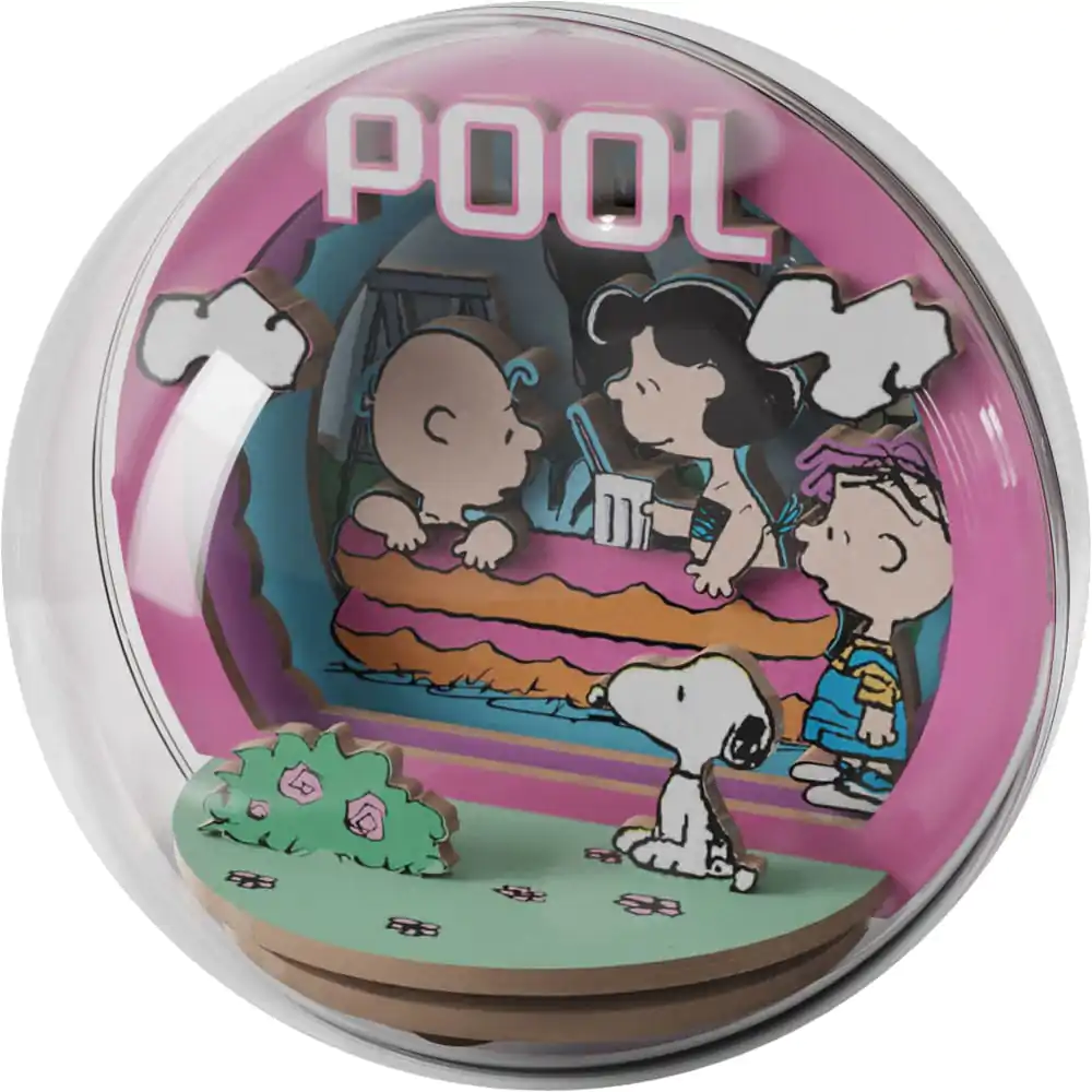 Peanuts Puremind komplet za slaganje drveni kazališni globus Cool Pool fotografija proizvoda