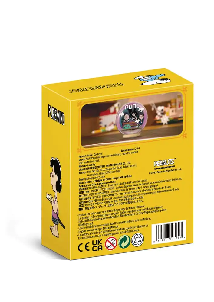 Peanuts Puremind komplet za slaganje drveni kazališni globus Cool Pool fotografija proizvoda