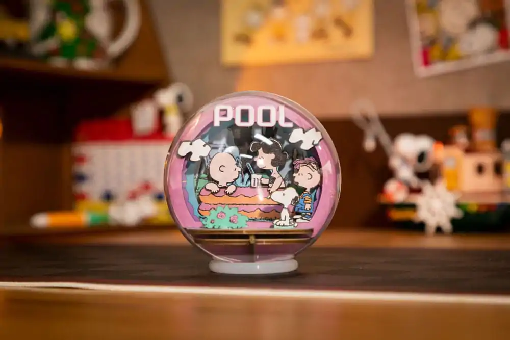 Peanuts Puremind komplet za slaganje drveni kazališni globus Cool Pool fotografija proizvoda