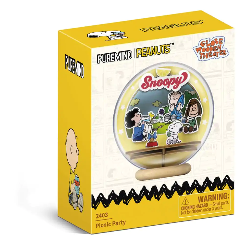 Peanuts Puremind Maketa za sastavljanje Wooden Theater Globe Picnic Party fotografija proizvoda