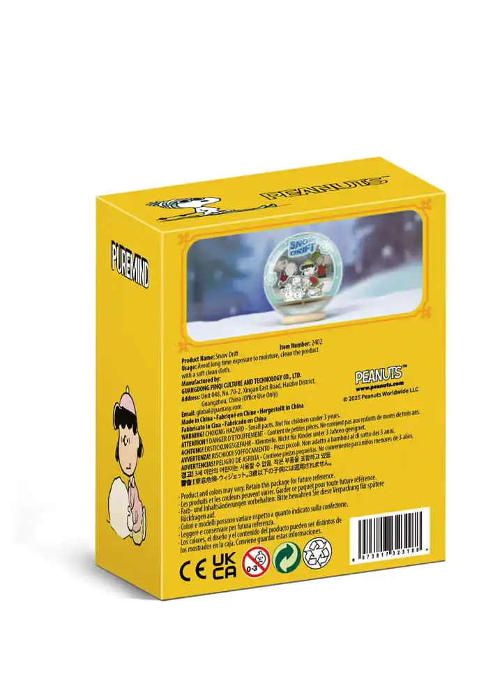 Peanuts Puremind komplet za sastavljanje Wooden Theater Globe Snow Drift fotografija proizvoda