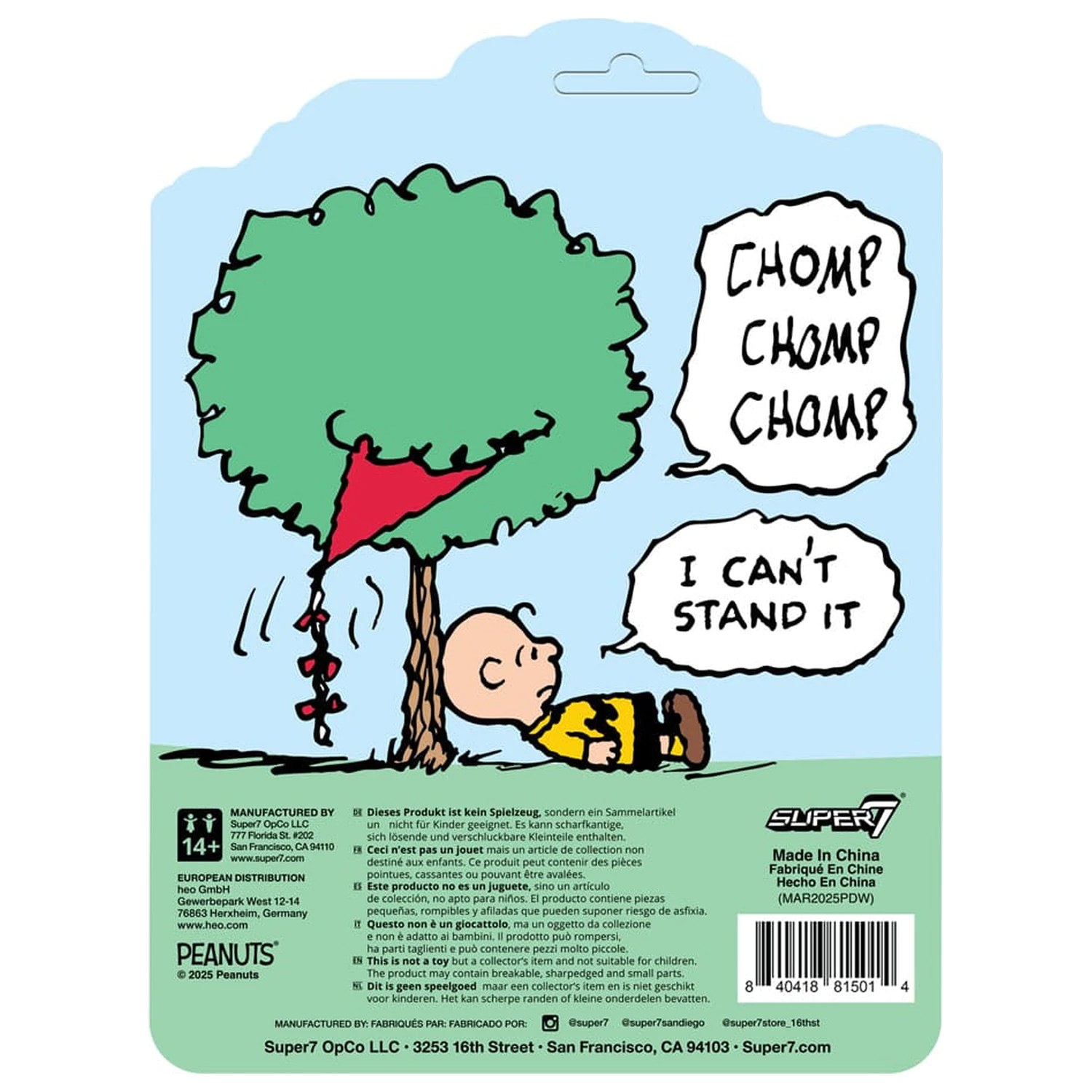 Peanuts ReAction figura Charlie Brown and the Kite-Eating Tree (Comic Panel) 9 cm fotografija proizvoda