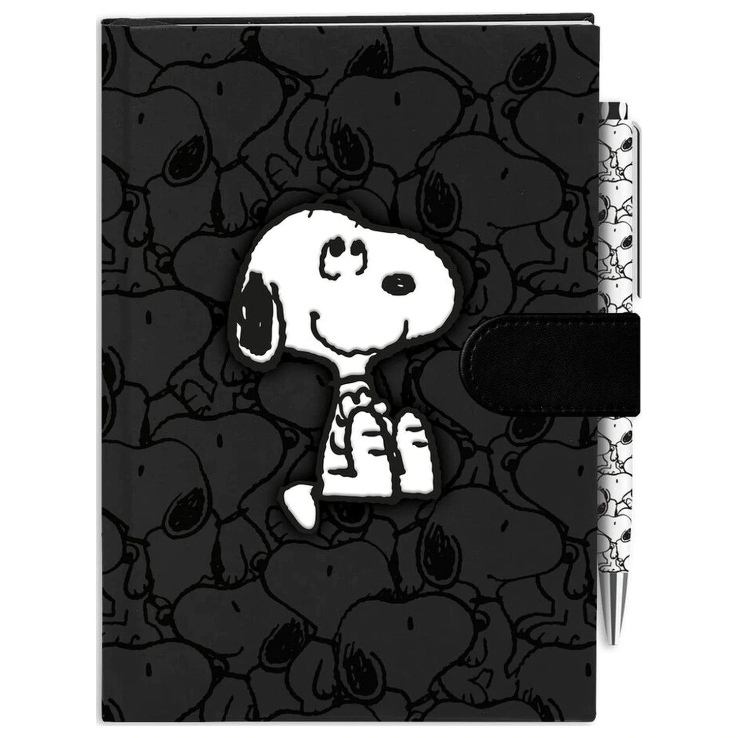 Peanuts Snoopy A5 PU bilježnica s uzorkom i olovkom fotografija proizvoda