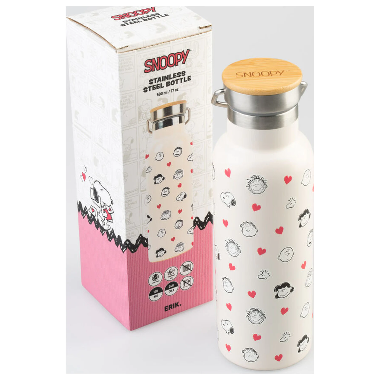 Peanuts Snoopy boca od nehrđajućeg čelika 500 ml fotografija proizvoda