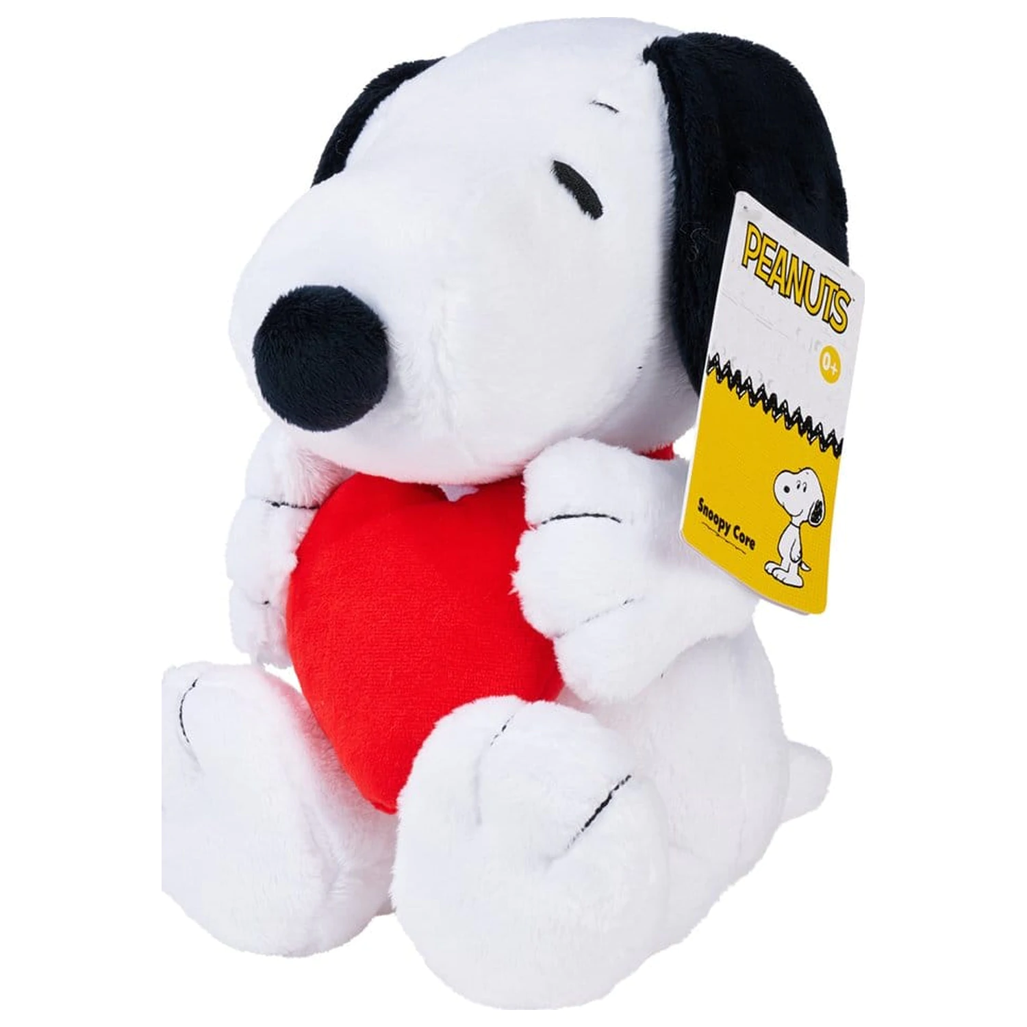 Peanuts Plush figura Snoopy sjedi sa srcem 25 cm fotografija proizvoda